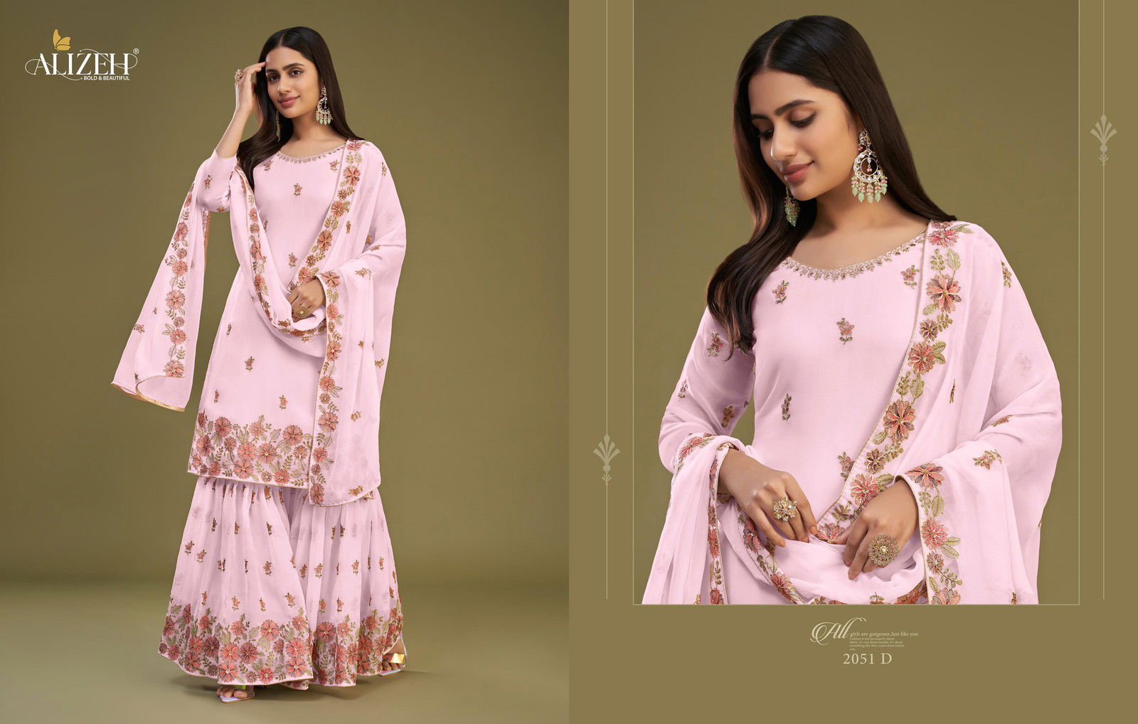  Zaida Vol 11 by Alizeh Georgette Designer Salwar Suit Collection